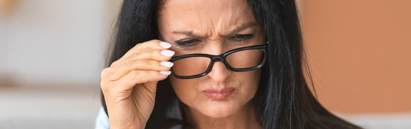 Why Can't I Read with Glasses on?