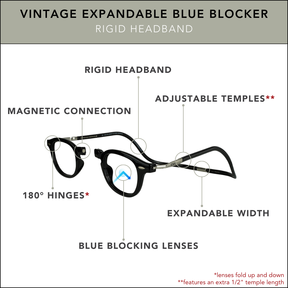 Vintage - Expandable Blue Blocker