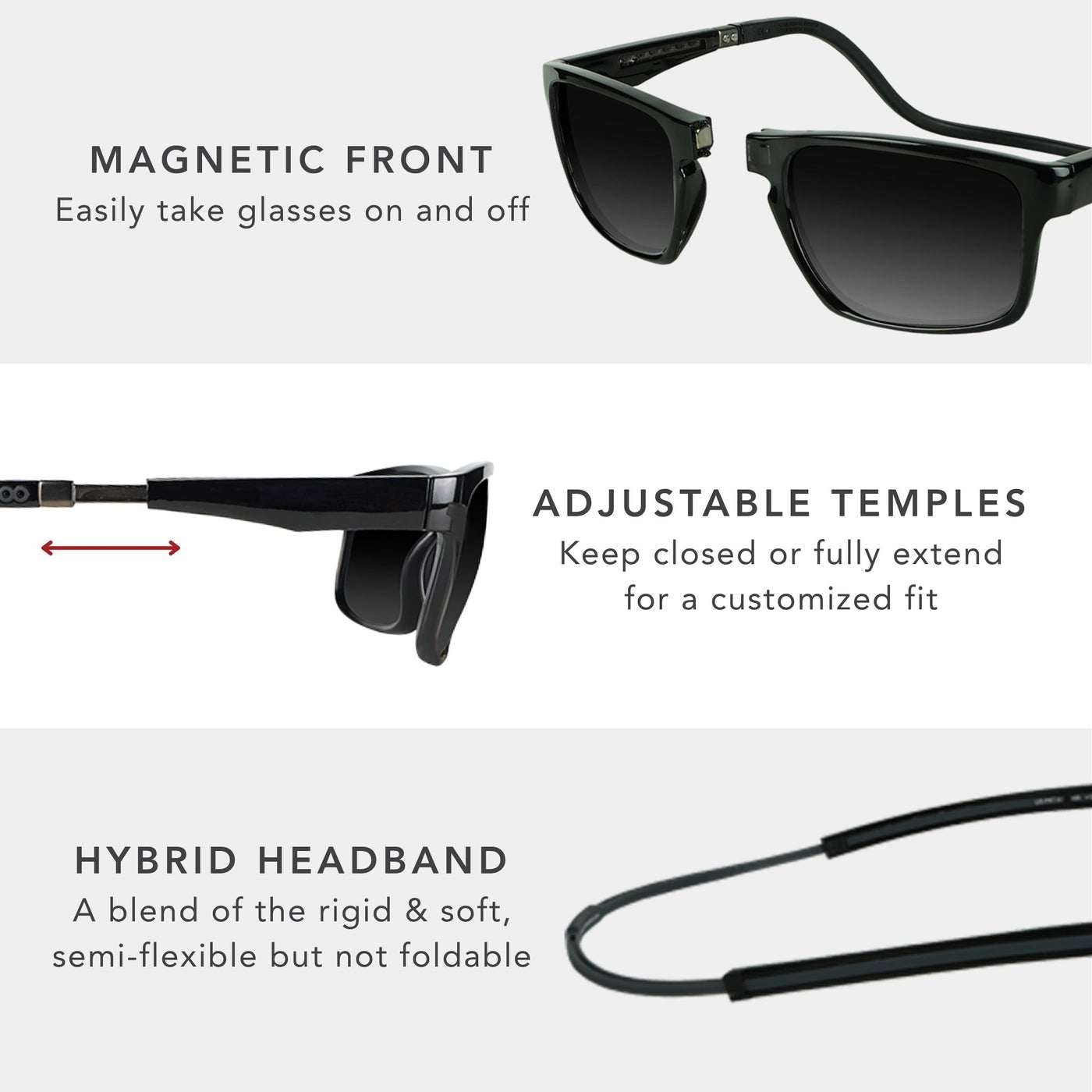 Tube Executive Reader Sunglasses